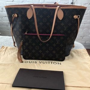 Louis Vuitton Neverfull MM in Cerise